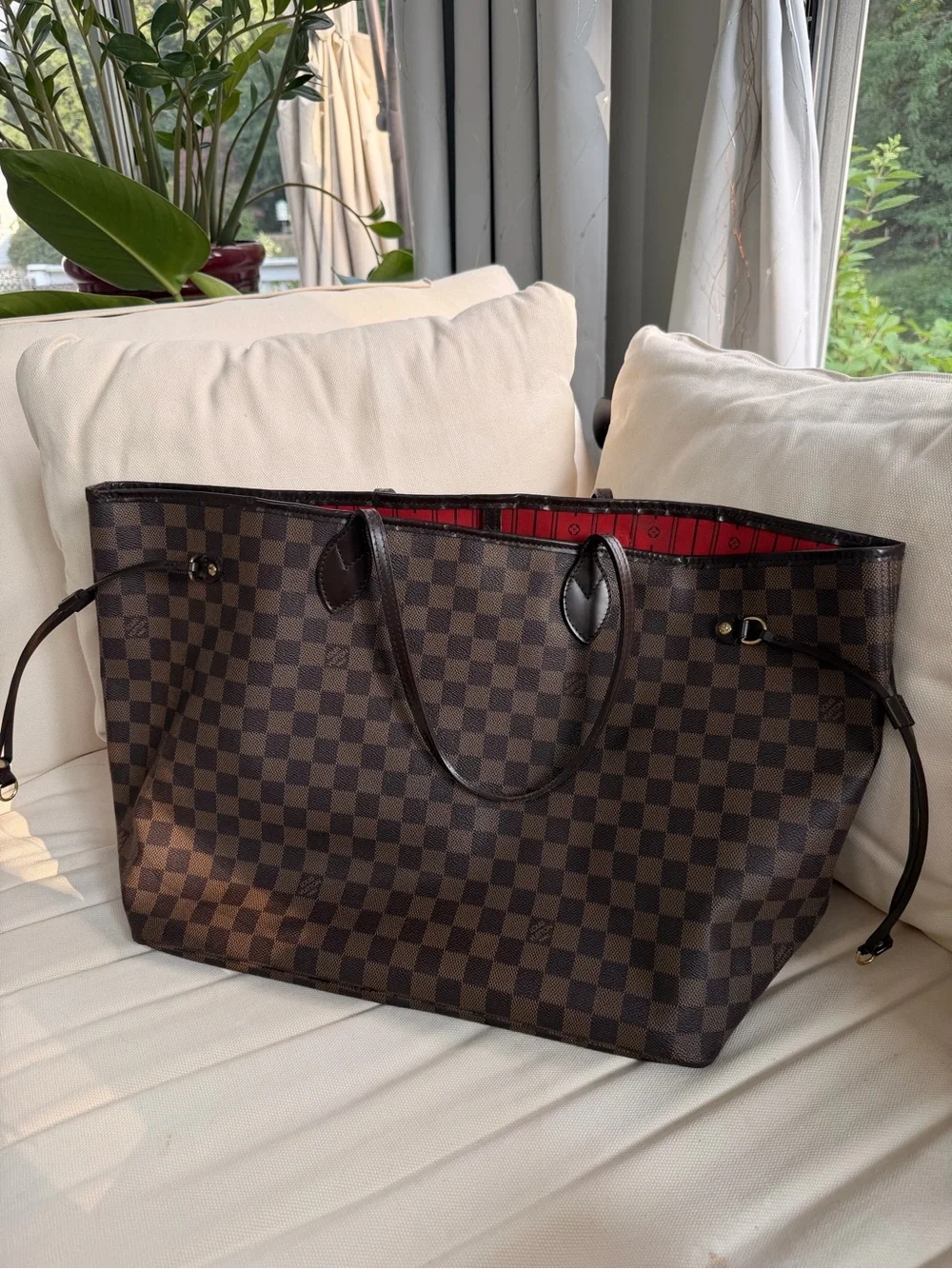 Louis Vuitton Neverfull GM in Damier Ebene